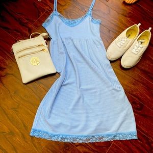 NWOT Beautiful striped lightweight nightie in size 12
